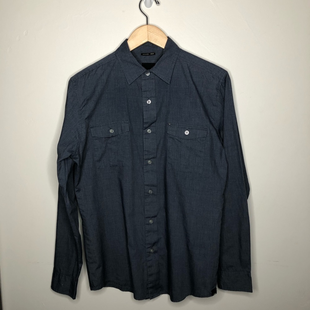 Kr3w Blue Button Up